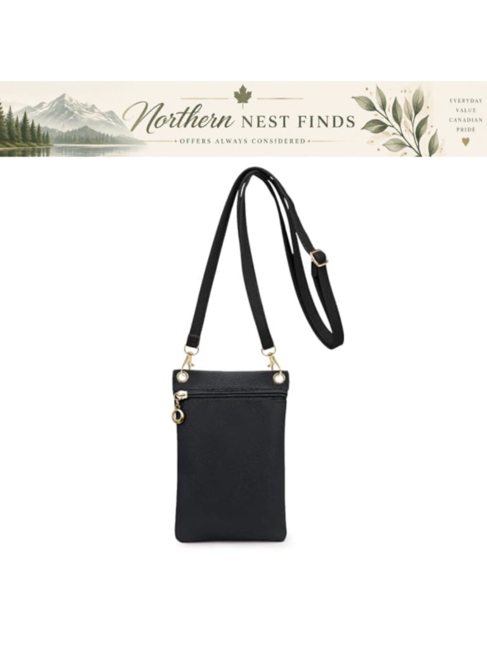 PU Leather Cell Phone Purse Crossbody Phone Bag Wallet for Women